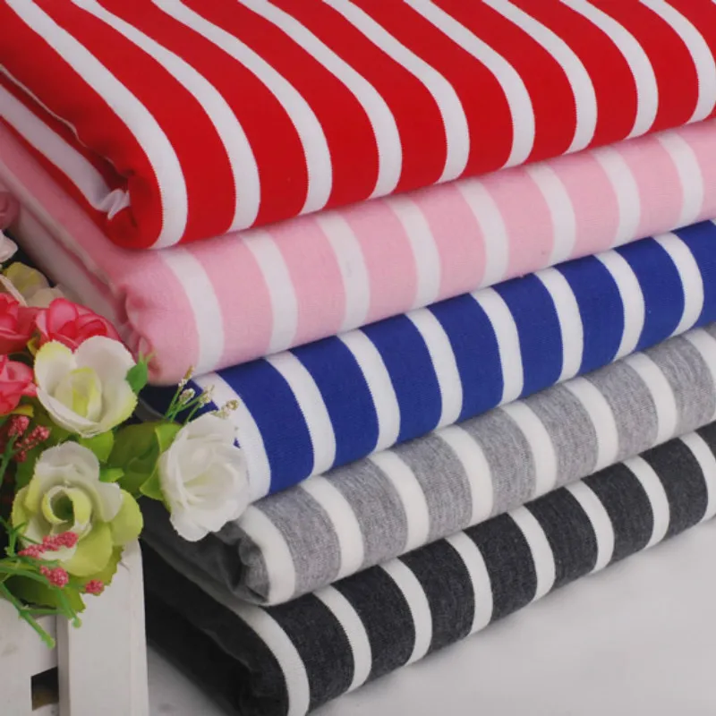 Well stretchy Printed stripe cotton knitted fabric by half meteDIY Lycra spandex fabric for Leggings T-shirt material 50*160cm
Well stretchy Printed stripe cotton knitted fabric by half meteDIY Lycra spandex fabric for Leggings T-shirt material 50*160cm