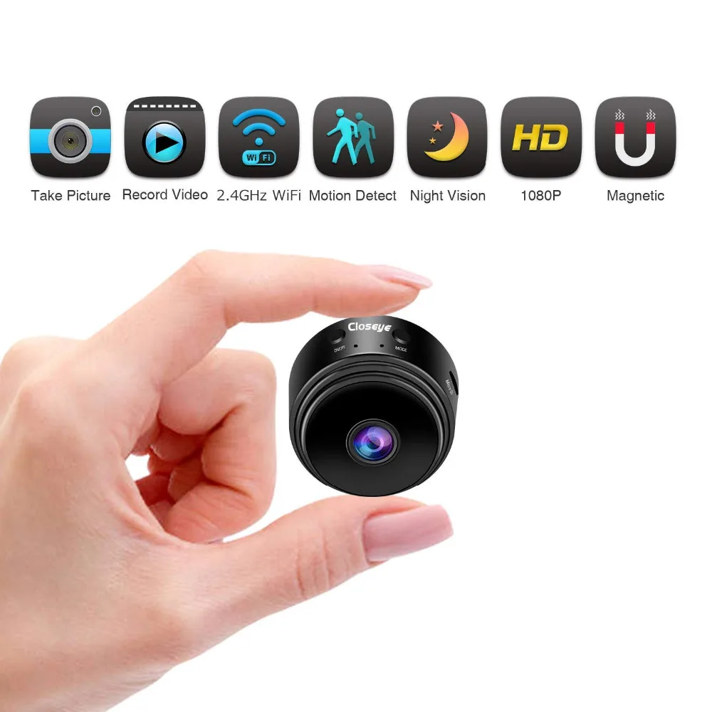 ELAF Wireless IP Camera 1080P Wide Angle DV HD Action Bike Camera Mini Recording Camera Night Vision Motion Detection Micro Cam
ELAF Wireless IP Camera 1080P Wide Angle DV HD Action Bike Camera Mini Recording Camera Night Vision Motion Detection Micro Cam