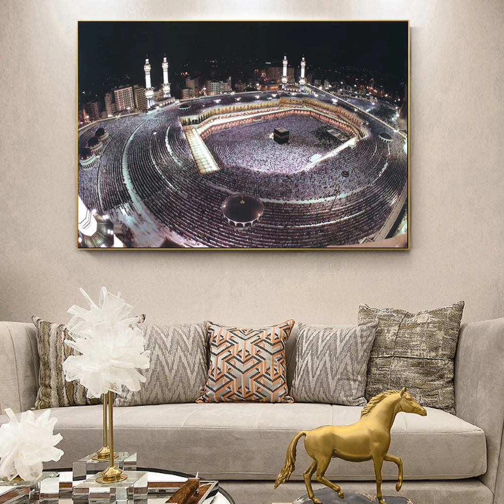 Mecca Of The Medina Night View Wall Art Canvas Prints Islamic Mosque Landscape Home Decorative Pictures For Living Room Cuadros
Mecca Of The Medina Night View Wall Art Canvas Prints Islamic Mosque Landscape Home Decorative Pictures For Living Room Cuadros