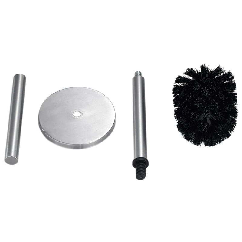 Brand-New-Toilet-Brush-for-Cleaning-Black-Color-with-Stainless-Steel-Wall-Mounted-Brush-Holder-Chromed (3)