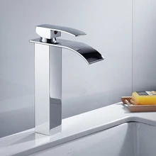 Waterfall Bathroom Faucet Deck Mounted High Pressure Basin Faucet Brass Material Bathroom Mixer Tap Water Tap Torneira
Waterfall Bathroom Faucet Deck Mounted High Pressure Basin Faucet Brass Material Bathroom Mixer Tap Water Tap Torneira