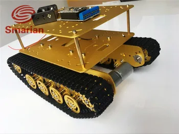 Official smarian Wireless WiFi Control Metal Shock Absorption Robot Tank Car Chassis TS100 DIY Crawler Tracked by ESPduino Com
Official smarian Wireless WiFi Control Metal Shock Absorption Robot Tank Car Chassis TS100 DIY Crawler Tracked by ESPduino Com