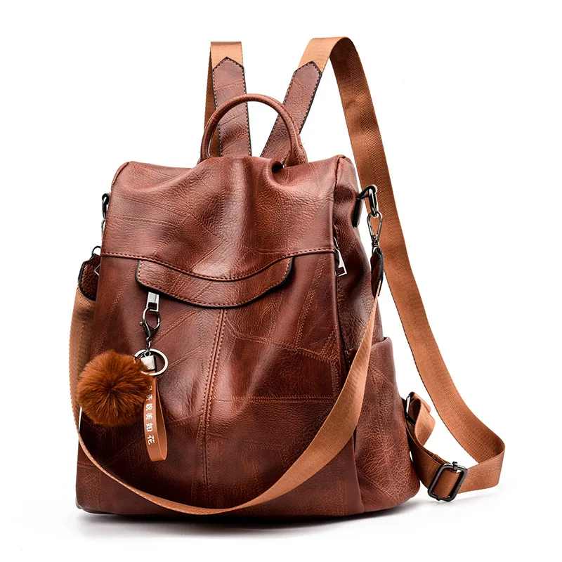 2019 Backpack Women Shoulder School Bags for Teenage Girls Vintage Leather Anti Theft Backpack Mochila Mujer Back Pack Lady
2019 Backpack Women Shoulder School Bags for Teenage Girls Vintage Leather Anti Theft Backpack Mochila Mujer Back Pack Lady