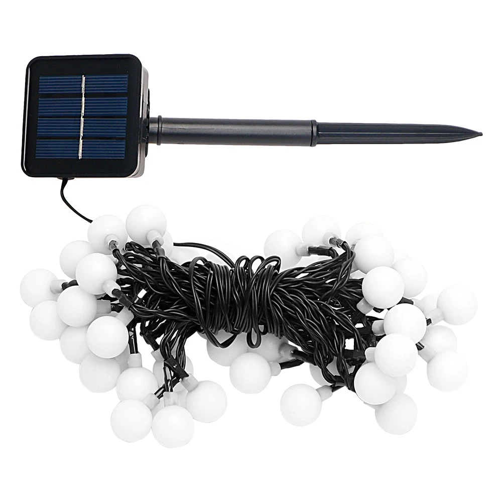 ITimo Light String 50 LED 7M Ball String Flasher Solar Powered Christmas Light Home Garden Lawn Party Decorative Lighting
ITimo Light String 50 LED 7M Ball String Flasher Solar Powered Christmas Light Home Garden Lawn Party Decorative Lighting