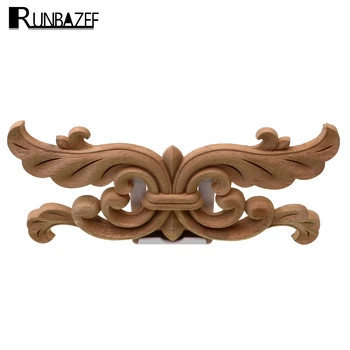 RUNBAZEF Lovely Floral Wood Carved Decal Appliques Frame Wall Doors Furniture Woodcarving Decorative Wooden Figurines Crafts
RUNBAZEF Lovely Floral Wood Carved Decal Appliques Frame Wall Doors Furniture Woodcarving Decorative Wooden Figurines Crafts