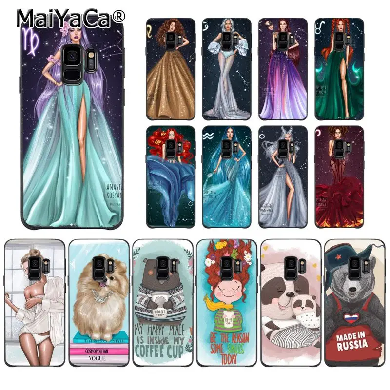 MaiYaCa Fashion Zodiac Girl Cartoon Cute Coffee Bear Phone Case for Samsung Galaxy S9 plus S7 edge S6 edge plus S10 S8 plus
MaiYaCa Fashion Zodiac Girl Cartoon Cute Coffee Bear Phone Case for Samsung Galaxy S9 plus S7 edge S6 edge plus S10 S8 plus