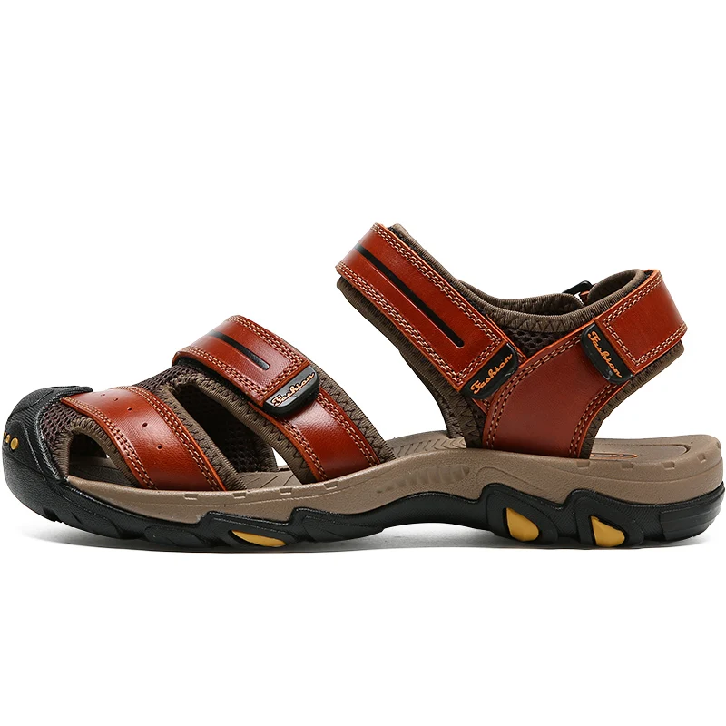 2018 New Summer Men Outdoor Sandals Genuine Leather Beach Sandals Leisure Men Water Sandals Cool Men Hiking Sandals
2018 New Summer Men Outdoor Sandals Genuine Leather Beach Sandals Leisure Men Water Sandals Cool Men Hiking Sandals