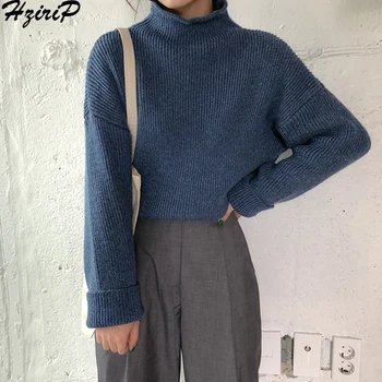 HziriP 2019 Spring Stylish Comfortable High Quality Simple Casual Knitted Female Pullover Sweaters All-Match Free Lazy Style
HziriP 2019 Spring Stylish Comfortable High Quality Simple Casual Knitted Female Pullover Sweaters All-Match Free Lazy Style