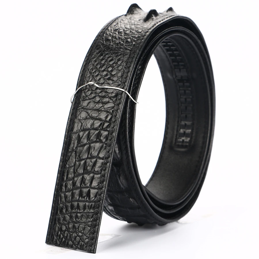 Men Belt Crocodile leather Belts Luxury Brand Designer Belts Black Brown High Quality Belt Strap Without Buckles Crocodile skin
Men Belt Crocodile leather Belts Luxury Brand Designer Belts Black Brown High Quality Belt Strap Without Buckles Crocodile skin