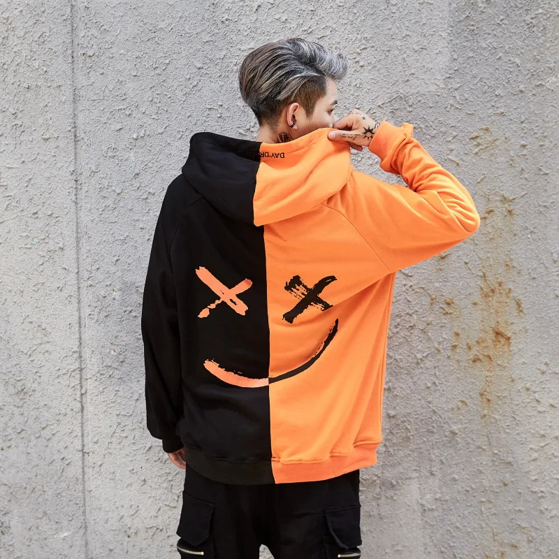 Men Hoodies Sweatshirts Smile Print Headwear Hoodie Hip Hop Streetwear Clothing Us size S-2XL
Men Hoodies Sweatshirts Smile Print Headwear Hoodie Hip Hop Streetwear Clothing Us size S-2XL