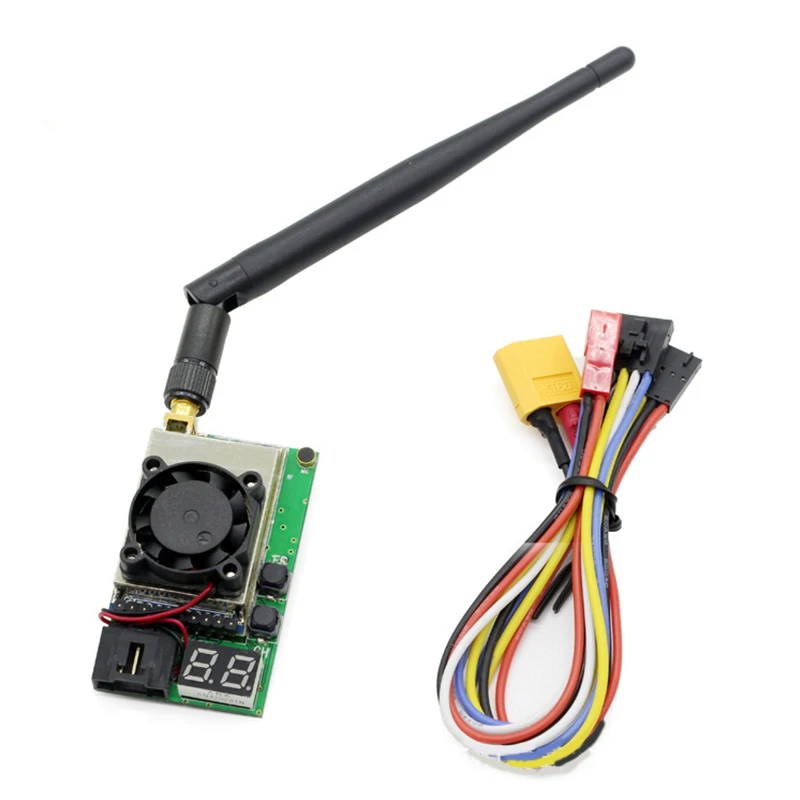 3S-6S Wide Range 5.8G FPV 32CH VTX 1500mW 1.5W video Transmitter with Cooling fan antenna/LED Display Support AAT Tracking
3S-6S Wide Range 5.8G FPV 32CH VTX 1500mW 1.5W video Transmitter with Cooling fan antenna/LED Display Support AAT Tracking