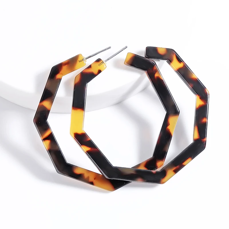 ILYF Trendy Tortoiseshell Brincos Acetate Board Acrylic Earrings For Woman Jewelry Accessories pendientes Gift oorbellen boucle
ILYF Trendy Tortoiseshell Brincos Acetate Board Acrylic Earrings For Woman Jewelry Accessories pendientes Gift oorbellen boucle