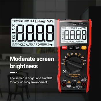 Digital Voltage Tester M20 6000 Counts LCD Display Multimeter AC/DC Current Voltage Meter Voltmeter CLH@8
Digital Voltage Tester M20 6000 Counts LCD Display Multimeter AC/DC Current Voltage Meter Voltmeter CLH@8