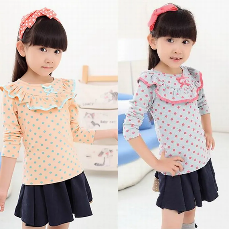 Baby Girls Long Sleeve Bottoming T-Shirt Toddler Girls Cotton Top Tees Kids Polka Dot Pullover Shirts Pony Costume Girls 2-8Y
Baby Girls Long Sleeve Bottoming T-Shirt Toddler Girls Cotton Top Tees Kids Polka Dot Pullover Shirts Pony Costume Girls 2-8Y