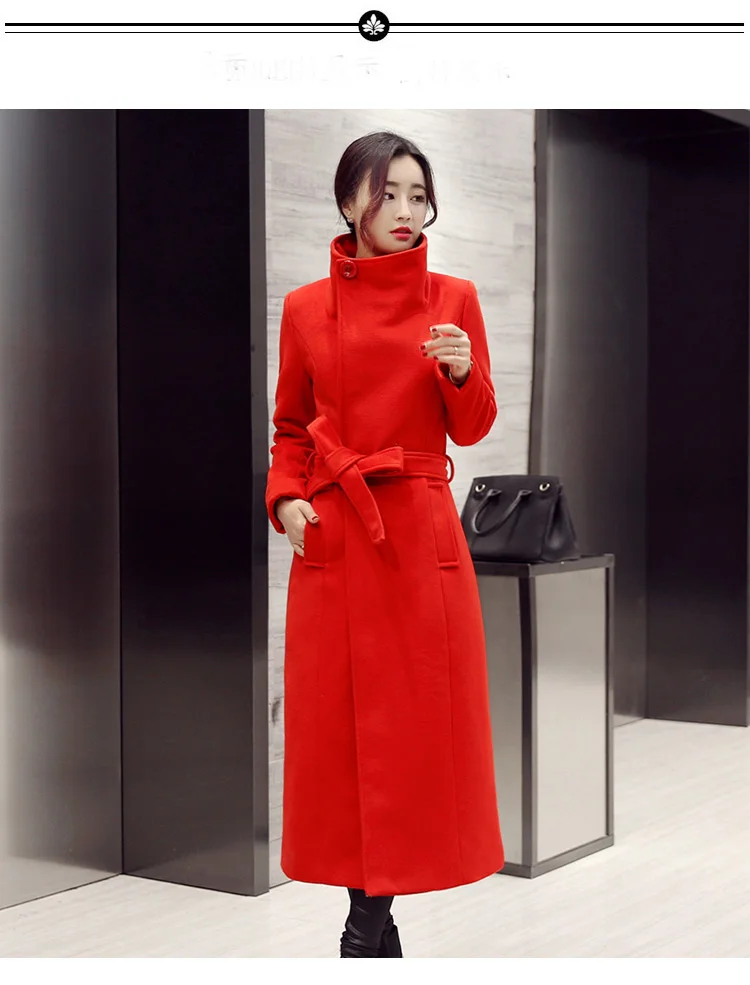 2019 new solid single-breasted woolen coat Slim was thin lace jacket large sizeX-Long
2019 new solid single-breasted woolen coat Slim was thin lace jacket large sizeX-Long