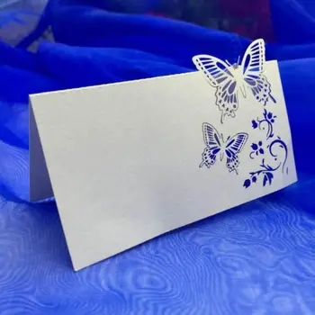 Romantic White Carved Butterfly Name Place Cards, Wedding birthday Escort Card party Table Numberpc001
Romantic White Carved Butterfly Name Place Cards, Wedding birthday Escort Card party Table Numberpc001