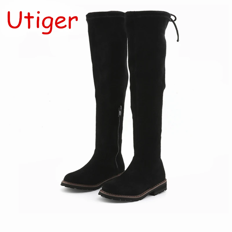 Winter Children Girl Boot Brand Flock High Boot Kid Boot Fashion Warm Over-the-Knee Boot Baby Girl Toddler Black Shoes A18
Winter Children Girl Boot Brand Flock High Boot Kid Boot Fashion Warm Over-the-Knee Boot Baby Girl Toddler Black Shoes A18