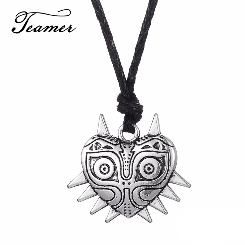 Teamer Antique Kawaii Goth Charm Talisman Animal ожерелье с подвеской-маской Wiccan Jewelry для женщин |