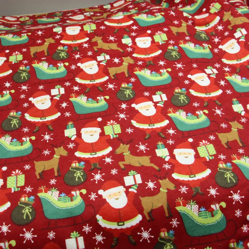 100x110cm Christmas Cotton Fabric Flannel Fabric Soft Fleece Cloth Fabrics meter for Baby Bedding Patchwork Tilda,Tissu,Textile
100x110cm Christmas Cotton Fabric Flannel Fabric Soft Fleece Cloth Fabrics meter for Baby Bedding Patchwork Tilda,Tissu,Textile