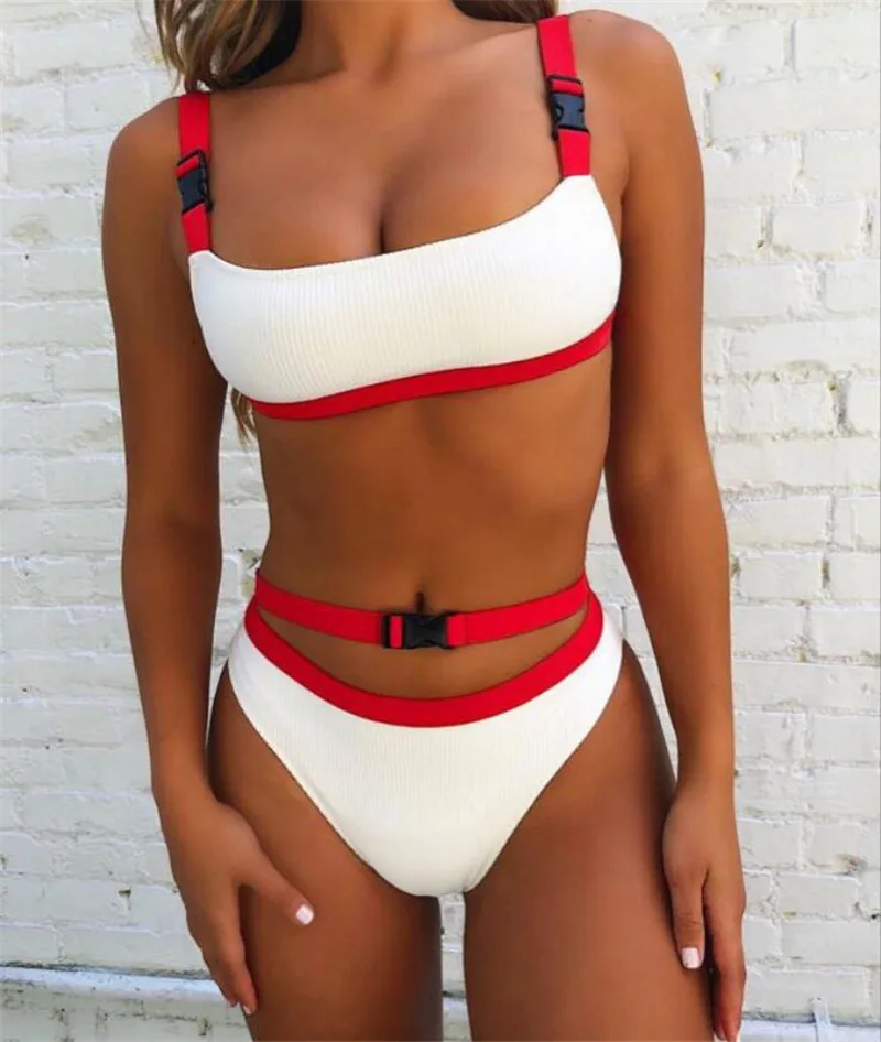 Contrast Patchwork Bandage Strap Push Up Slim Sexy Women Tankini Monokini Biquini Bathing Suit
Contrast Patchwork Bandage Strap Push Up Slim Sexy Women Tankini Monokini Biquini Bathing Suit