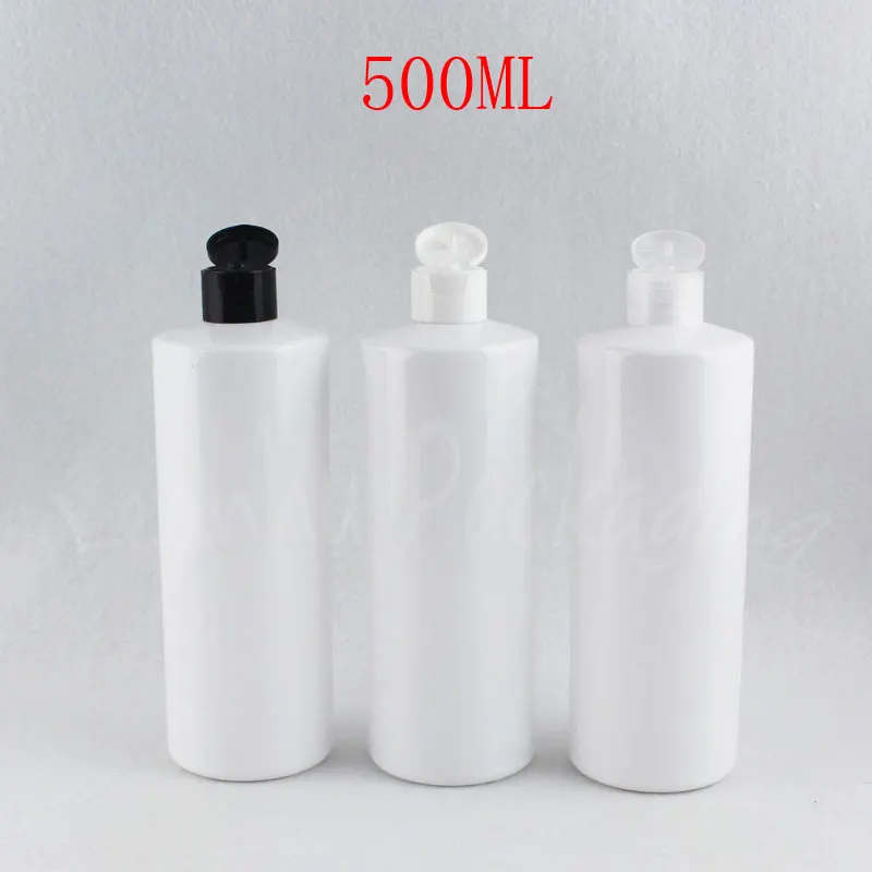 500ML Empty White Plastic Bottle With Flip Top Cap , 500CC Shower Gel / Shampoo Sub-bottling , Empty Cosmetic Container
500ML Empty White Plastic Bottle With Flip Top Cap , 500CC Shower Gel / Shampoo Sub-bottling , Empty Cosmetic Container