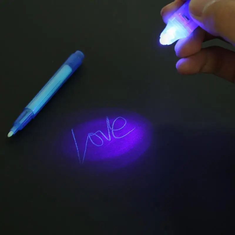 3pcs Multifunction Magic Invisible Ink Pen With LED Light UV Banknote Detector Pens Kids Creative Magical Tricks Toy Gift
3pcs Multifunction Magic Invisible Ink Pen With LED Light UV Banknote Detector Pens Kids Creative Magical Tricks Toy Gift