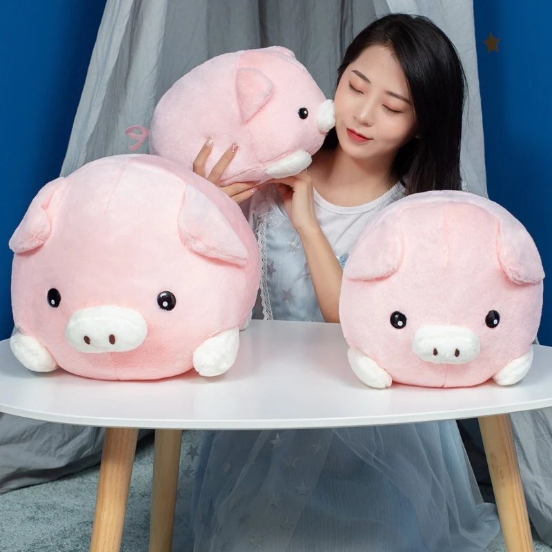 

1pc 30cm/40cm/50cm Stuffed Animals Pig Plush Toys Pig Stuffed Animal Pig Toy Soft Pink Pig Peluche Doll Gifts birthday present