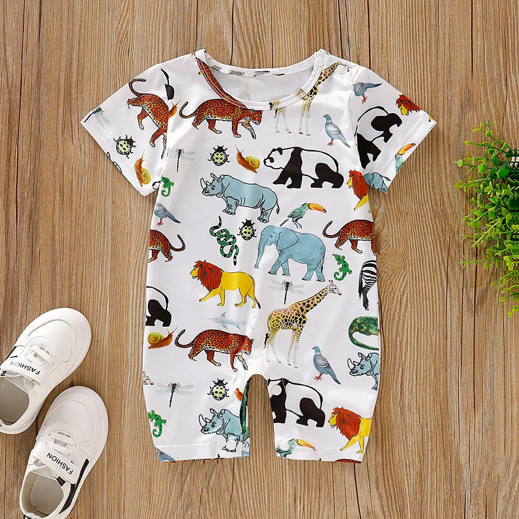 2019 Brand New Summer Toddler Infant Newborn Baby Girls Boys Romper Short Sleeve Cartoon Animal Romper Jumpsuit Clothes
2019 Brand New Summer Toddler Infant Newborn Baby Girls Boys Romper Short Sleeve Cartoon Animal Romper Jumpsuit Clothes