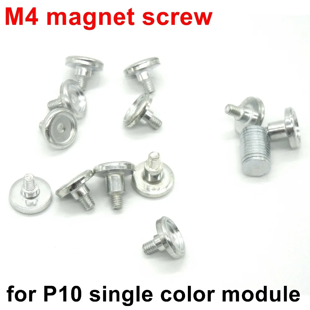 free ship 200pcs M4 outside thread Magnet screw Panel magnetic column Cylinder for outdoor waterproof p10 module 
free ship 200pcs M4 outside thread Magnet screw Panel magnetic column Cylinder for outdoor waterproof p10 module