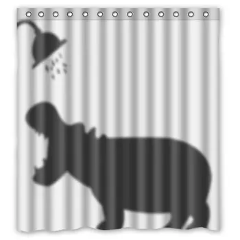 Unique and Generic Hippo Bath Shower Curtain Custom Printed Waterproof fabric Polyester Bath Curtain
Unique and Generic Hippo Bath Shower Curtain Custom Printed Waterproof fabric Polyester Bath Curtain