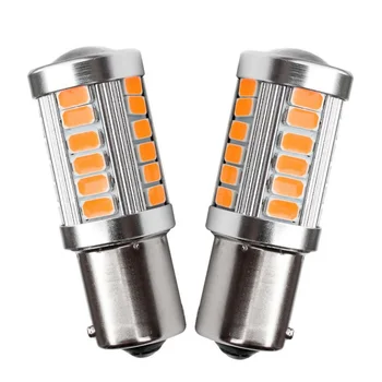 2PCS 1156PY 7507 PY21W BAU15S 33 SMD 5630 5730 LED Car Rear Direction Indicator Lamp Auto Front Turn Signals Light Amber Yellow
2PCS 1156PY 7507 PY21W BAU15S 33 SMD 5630 5730 LED Car Rear Direction Indicator Lamp Auto Front Turn Signals Light Amber Yellow
