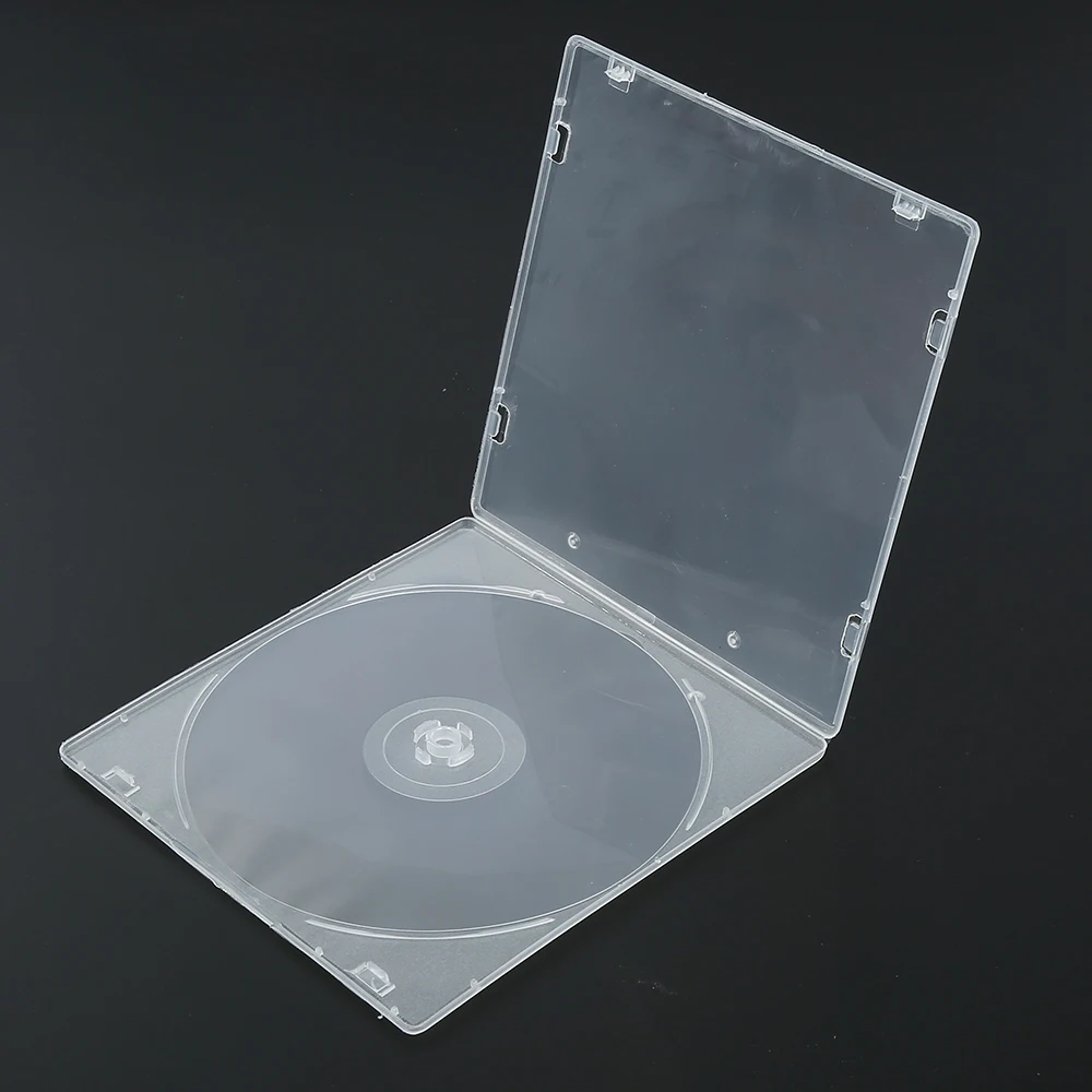 High Quality 1Pc Plastic CD Cases Storage Box Transparent Clear CD DVD Cases Hard Organizer With Cover
High Quality 1Pc Plastic CD Cases Storage Box Transparent Clear CD DVD Cases Hard Organizer With Cover