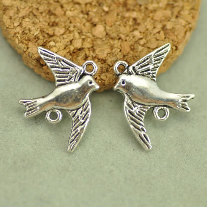 Vintage diy accessories vintage handmade diy material antique silver double bird 22x8mm 20 pcs
Vintage diy accessories vintage handmade diy material antique silver double bird 22x8mm 20 pcs