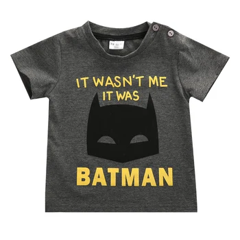 Pudcoco Baby Boys T-shirt Cartoon Short Sleeve Buttons Tee Tops Costume Gray Superhero Patterned
Pudcoco Baby Boys T-shirt Cartoon Short Sleeve Buttons Tee Tops Costume Gray Superhero Patterned