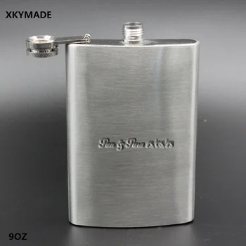 9oz Hip Flask Customized Portable Stainless Steel Whiskey Wedding Gifts for Guests by DHL 100pcs
9oz Hip Flask Customized Portable Stainless Steel Whiskey Wedding Gifts for Guests by DHL 100pcs