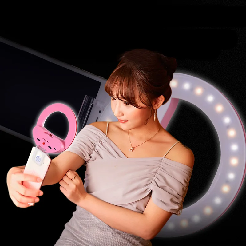 MP3C Professional Portable Led Bicolor Phone Photo Selfie Ring Light with Mirror Photography Light for Smartphone iPhone Samsung
MP3C Professional Portable Led Bicolor Phone Photo Selfie Ring Light with Mirror Photography Light for Smartphone iPhone Samsung