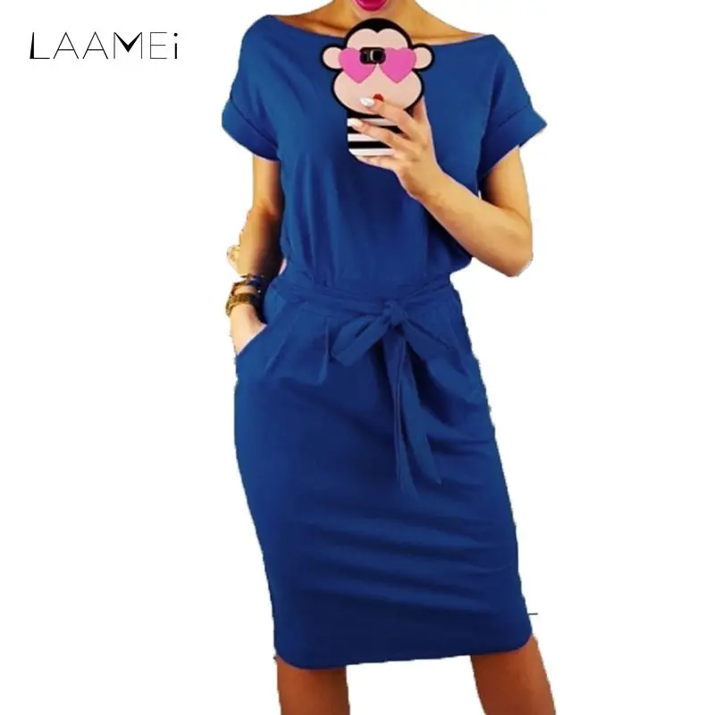 Laamei Women Loose Casual Pencil Vestidos Female 2019 New Summer Black Short Sleeve Knee-length Classic Belt Midi Office Dresses
Laamei Women Loose Casual Pencil Vestidos Female 2019 New Summer Black Short Sleeve Knee-length Classic Belt Midi Office Dresses