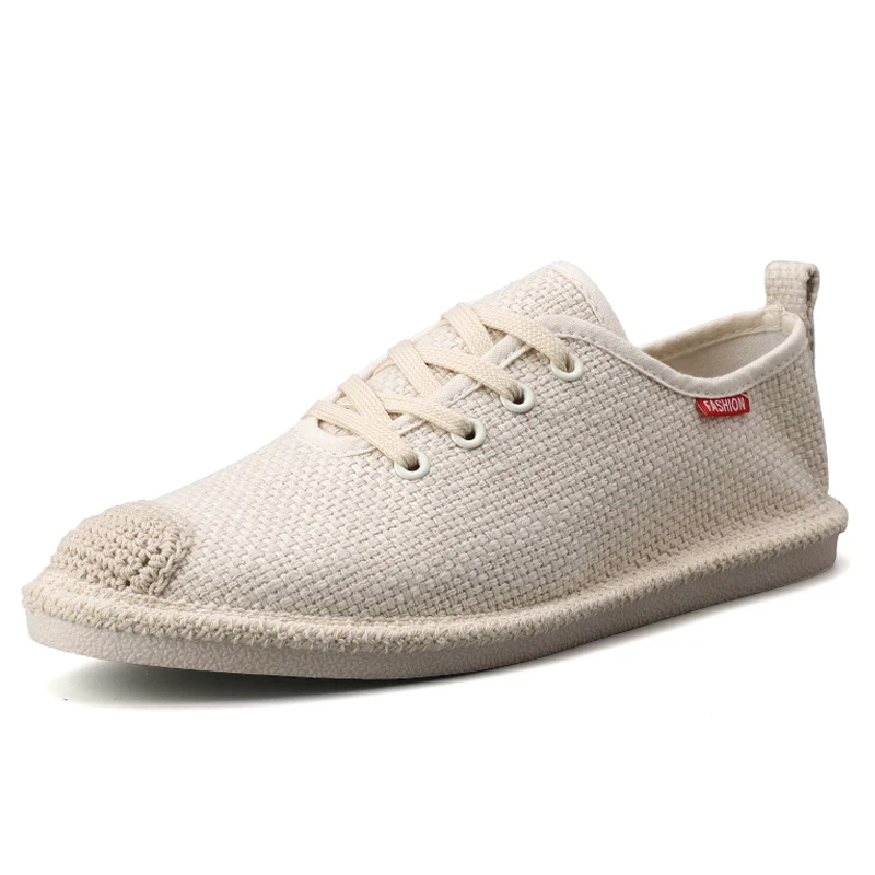 Summer 2019 Men Casual Shoe Lace Off White Shoes Male Moda Chinese Style Weaving Cloth Flats Breathable Comfortable Footwear
Summer 2019 Men Casual Shoe Lace Off White Shoes Male Moda Chinese Style Weaving Cloth Flats Breathable Comfortable Footwear