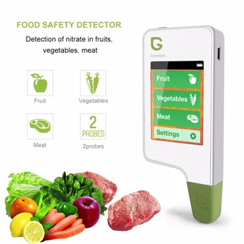 GREENTEST 2 Digital Food Nitrate Tester Fruit Vegetable meat Nitrate Detection Health Care Food environmental safety detector
GREENTEST 2 Digital Food Nitrate Tester Fruit Vegetable meat Nitrate Detection Health Care Food environmental safety detector