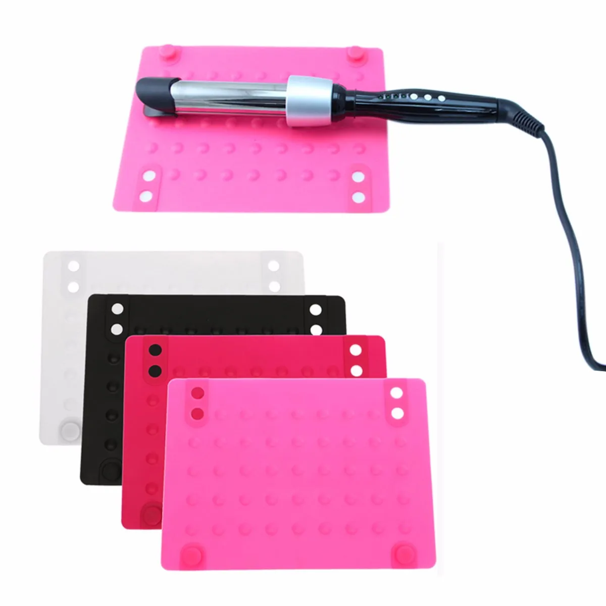 Silicone Heat Resistant Mat For Hair Straightener Curling Iron Pad Hair Styling Adapter Salon Styling Straightener Tool
Silicone Heat Resistant Mat For Hair Straightener Curling Iron Pad Hair Styling Adapter Salon Styling Straightener Tool