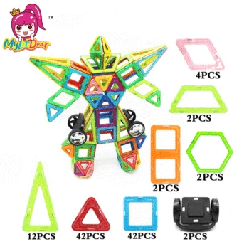 MyLitDear 108pcs Robot Magnetic Designer Construction Model Building Toy Plastic Magnetic Blocks Magic Educational Toys
MyLitDear 108pcs Robot Magnetic Designer Construction Model Building Toy Plastic Magnetic Blocks Magic Educational Toys