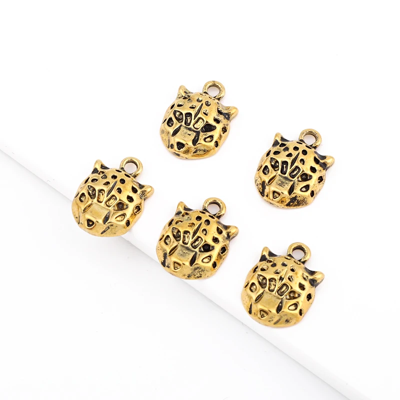 5pcs Punk 3D Leopard Head DIY Charms Alloy Findings Women Golden Earrings Bracelet Necklace Pendant Fashion Jewelry Making C254
5pcs Punk 3D Leopard Head DIY Charms Alloy Findings Women Golden Earrings Bracelet Necklace Pendant Fashion Jewelry Making C254