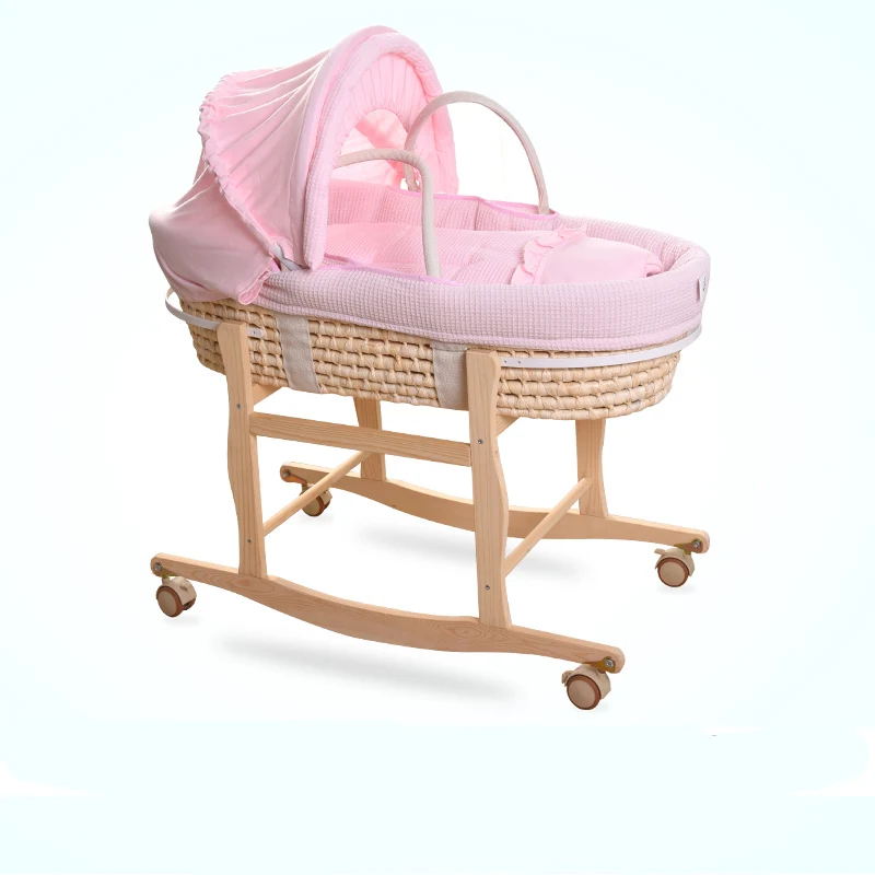 Natural Straw Hand Knitting Baby Portable Bassinet Bed Crib Breathable Outdoor Travel Cars Baby Kids Cradle Bed Protector
Natural Straw Hand Knitting Baby Portable Bassinet Bed Crib Breathable Outdoor Travel Cars Baby Kids Cradle Bed Protector