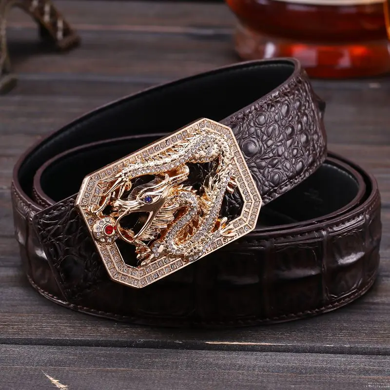 Hot sale fashion Crocodile style designer jewel belts men leather luxury waist strap male Smooth buckle belt gold women cowgirl
Hot sale fashion Crocodile style designer jewel belts men leather luxury waist strap male Smooth buckle belt gold women cowgirl
