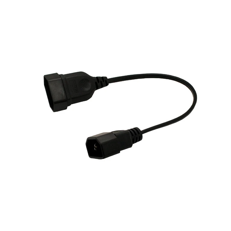 2Pcs IEC 320 C14 to European Plug 2pin female Power Cable for UPS PDU device 30CM Extension Cord
2Pcs IEC 320 C14 to European Plug 2pin female Power Cable for UPS PDU device 30CM Extension Cord