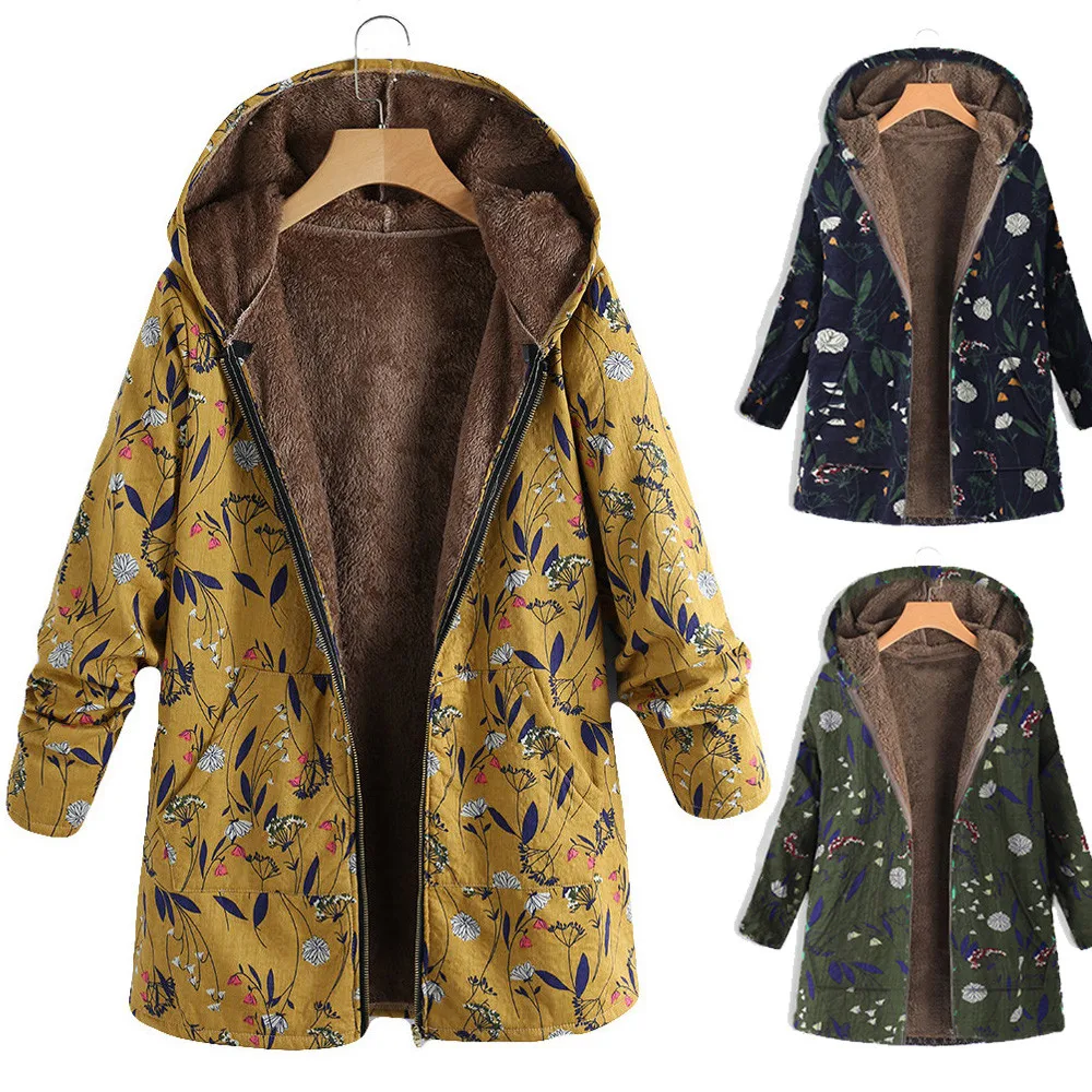 women's winter jacket Winter Warm Outwear Floral Print large size Hooded Pockets Vintage Oversize Coats yellow 5xl
women's winter jacket Winter Warm Outwear Floral Print large size Hooded Pockets Vintage Oversize Coats yellow 5xl