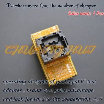 FLASH BGA48 to DIP48 Programming Adapter TFBGA48 Adapter test socket Pitch=0.8mm Size=8mmx9mm
FLASH BGA48 to DIP48 Programming Adapter TFBGA48 Adapter test socket Pitch=0.8mm Size=8mmx9mm