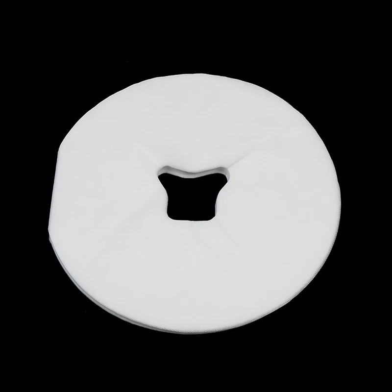 100pcs/Bag Non-Woven SPA Pillow Cover Disposable Face Pad Spa Massage Breathing Sheet Salon Massage Bed Table Face Hole Cover
100pcs/Bag Non-Woven SPA Pillow Cover Disposable Face Pad Spa Massage Breathing Sheet Salon Massage Bed Table Face Hole Cover