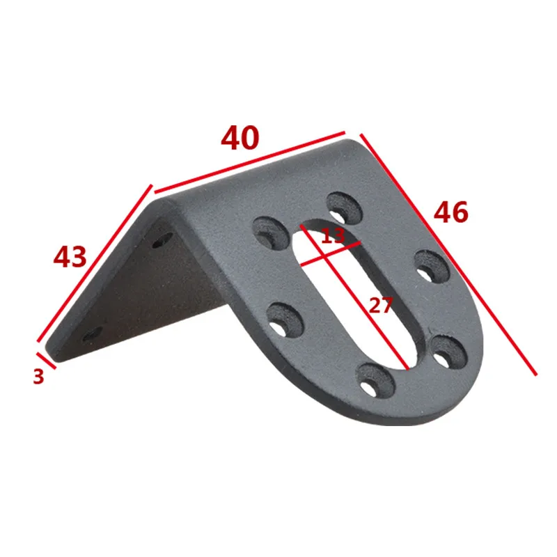 37GB DC Gear Motor Bracket Motor fixed seat Type L motor horizontal mounting seat
37GB DC Gear Motor Bracket Motor fixed seat Type L motor horizontal mounting seat