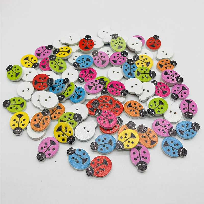 XinDong Wood Sewing Button Cartoon Ladybug Color Mixed Two Holes Kids Scrapbooking DIY Decorations 12 mm x 16 mm, 20 PCs
XinDong Wood Sewing Button Cartoon Ladybug Color Mixed Two Holes Kids Scrapbooking DIY Decorations 12 mm x 16 mm, 20 PCs